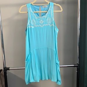 Tasha Polizzi Bright Blue long tank top